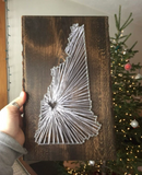 State Heart String Art