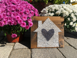 Heart in Home String Art