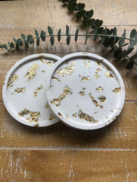 Gold Leaf Coasters