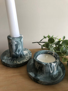 Marble Candle Holders
