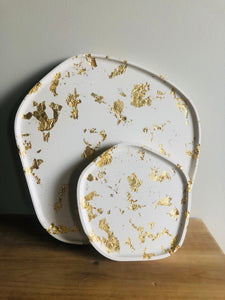 Gold Leaf Large Tray