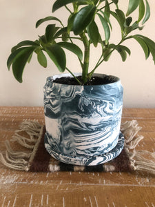 Marble Medium Pot