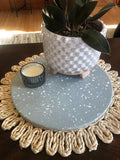 Round Terrazzo Centerpiece