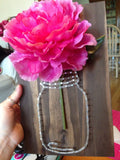 Mason Jar Flower String Art